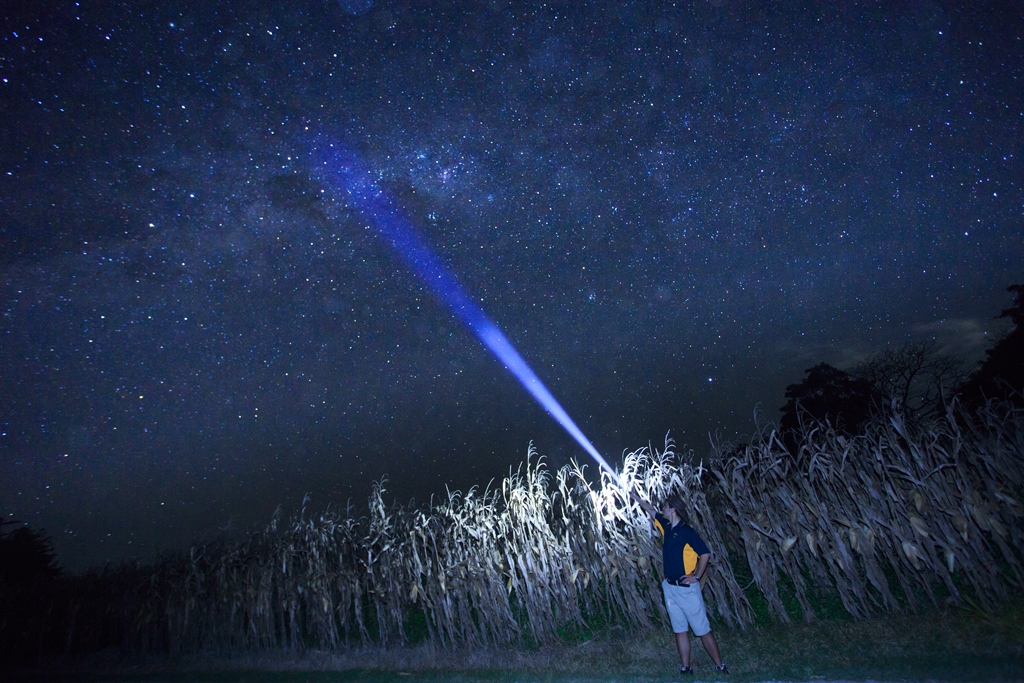 <p>ツアーの締めくくりは、ケアンズ近郊での星空観察。息を呑むほど美しすぎる”夜空の絶景”をガイドが説明付きでご紹介します。オーストラリアの国旗にも描かれる南十字星、サザンクロスも見られるかも。</p>
