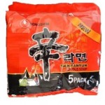 <p>また、韓国のインスタントラーメンの定番 日本人にも大人気の辛ラーメンは なんと5パックで$4.40と格安です!!</p>
